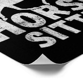 ホースガール乗馬ポニー馬ソートカット ポスター (角)