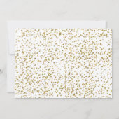 ホースガール誕生日招待状ピンクフローラと写真 招待状 (裏面)