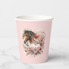 ホースガール誕生日 紙コップ