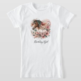 ホースガール誕生日 Tシャツ