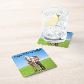 ホースガール誕生祝い特別メッセージ ペーパーコースター (インサイチュ)