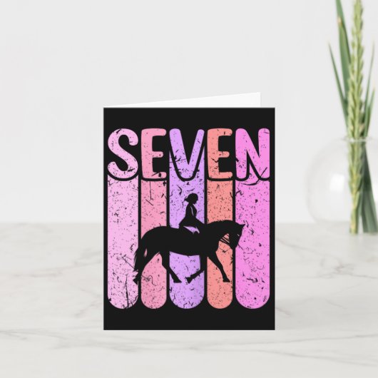 ホースガール7th誕生日乗馬 カード (正面)