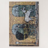 ホースキャリッジムラルダウンタウンナッシュビルテネシー ジグソーパズル (縦)