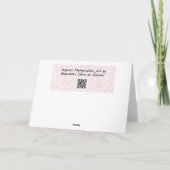 ホースキュートパンアート誕生日カード カード (裏面)