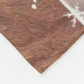 ホースクリスマスエクスウマ科のテリアかわいいポニー フリースブランケット (角)