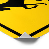 ホースクロッシングハイウェイサイン ポスター (角)