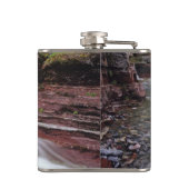 ホースク失ったリークインウォータートンレイクスナショナルパーク フラスク (裏面)