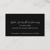 ホースグルームフォトプロフェッショナル 名刺 (裏面)