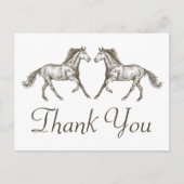ホースサンキューウェスタン結婚ズの国素朴 ポストカード (正面)