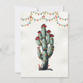 ホースサンタホリデイロードデオデザートクリスマスパーティー 招待状 (裏面)