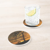 ホースサンドストーンコースター コースター (側面)