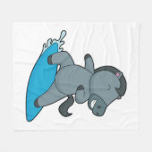 ホースサーファーウォータースポーツ フリースブランケット (正面(横))