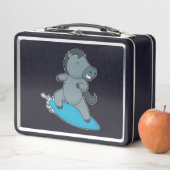 ホースサーファーウォータースポーツ メタルランチボックス (インサイチュ)