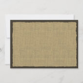 ホースシューズとロープBBQウェディングレセプション 招待状 (裏面)