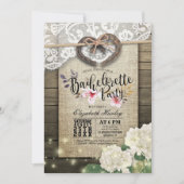 ホースシューズハートレースアジサイバチェロレッテ 招待状 (正面)