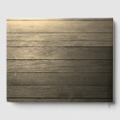 ホースシューズハートレースアジランジーウッドウェディングシャワー ゲストブック (裏面)