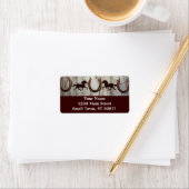 ホースシューズバーンウッドカウボーイ住所 シール (インサイチュ)