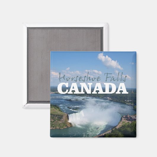 ホースシューズ秋カナダ旅行用土産マグネット マグネット (正面/裏面)