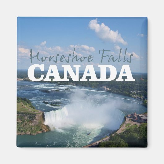 ホースシューズ秋カナダ旅行用土産マグネット マグネット (正面)