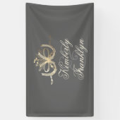 ホースシューズ素朴カントリーウェディング 横断幕 (縦)