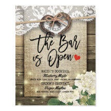 ホースシューズ ウッド ウェディング  ザ・バーはオープン ドリンクメニュー