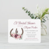 ホースシューズ&フラワーズバーンウッドブライダルシャワー 招待状 (スタンド正面)