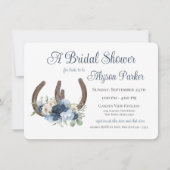 ホースシューズ&フラワーズバーンウッドブライダルシャワーInv 招待状 (正面)