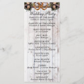 ホースシューズ、リボン&レース – パープル結婚ズ プログラム (裏面)