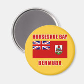 ホースシューベイバミューダTシャツ，ギフト マグネット (正面/裏面)