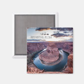 ホースシューベンドでのサンセット マグネット (正面/裏面)