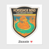 ホースシューベンドコロラドリバーヴィンテージ シール (シート)