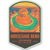 ホースシューベンドコロラドリバー シール (正面)