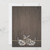 ホースシューリハーサルディナー招待状 招待状 (裏面)