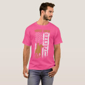 ホースショーグランドパアメリカ国旗の馬術祖父 Tシャツ (正面フル)