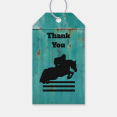 ホースショーハンタージャンパーシルエット ギフトタグ (正面)