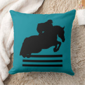 ホースショーハンタージャンパーシルエット クッション (ブランケット)