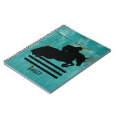 ホースショーハンタージャンパーシルエット ノートブック (左側)