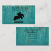 ホースショーハンタージャンパーシルエット 名刺 (正面/裏面)