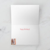 ホースジョークハッピーバースデー カード (内部)