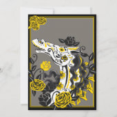 ホーススカルとイエローローズディアスデロスミュートス 招待状 (裏面)