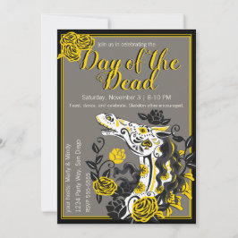 ホーススカルとイエローローズディアスデロスミュートス 招待状