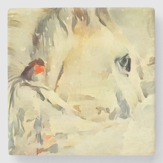 ホースストーンのコースター ストーンコースター (正面)