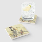 ホースストーンのコースター ストーンコースター (横)