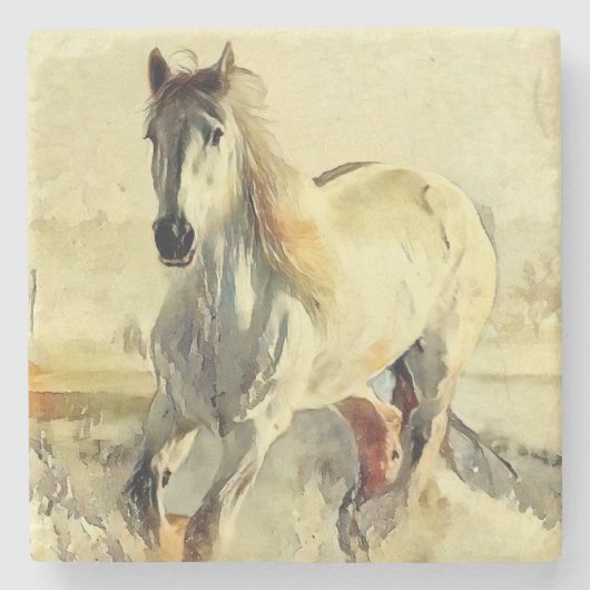 ホースストーンのコースター ストーンコースター (正面)