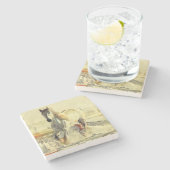 ホースストーンのコースター ストーンコースター (横)