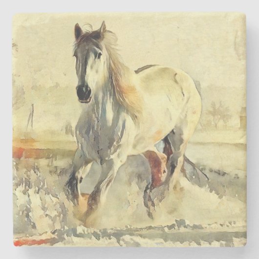 ホースストーンのコースター ストーンコースター (正面)