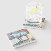 ホースストーンのコースター ストーンコースター (横)