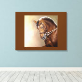 ホーススペインのキャンバスプリント キャンバスプリント (インサイチュ (ウッドフロア))