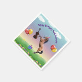 ホースズ遊ザヴァイオリン誕生日 スタンダードカクテルナプキン (角)