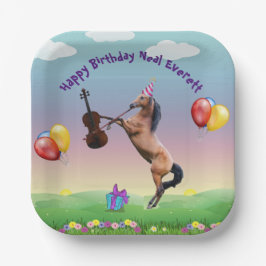 ホースズ遊ザヴァイオリン誕生日 ペーパープレート